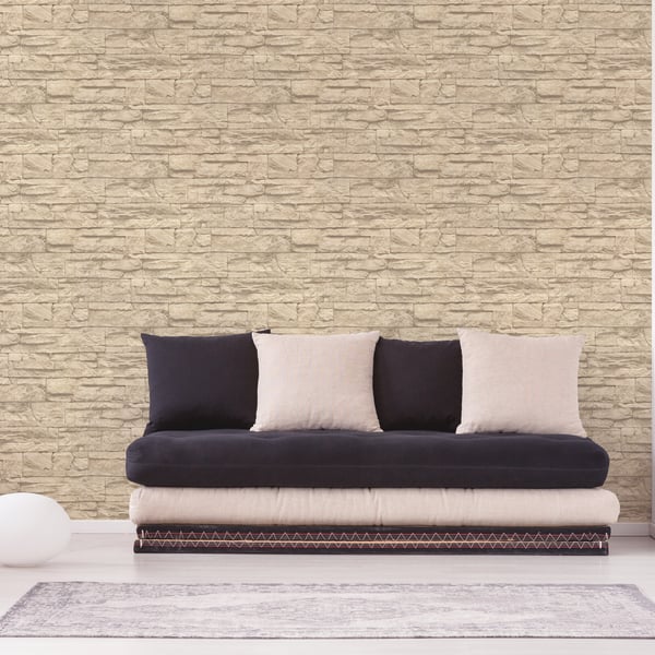 Galerie BB51152 Beige Cream Graceful Granite Motif - Eade's Wallpaper