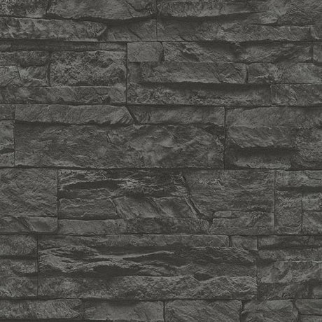 Galerie BB51153 Grey Black Graceful Granite Motif - Eade's Wallpaper