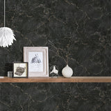 Galerie BB51155 Beige Black Luxurious Marble Motif - Eade's Wallpaper