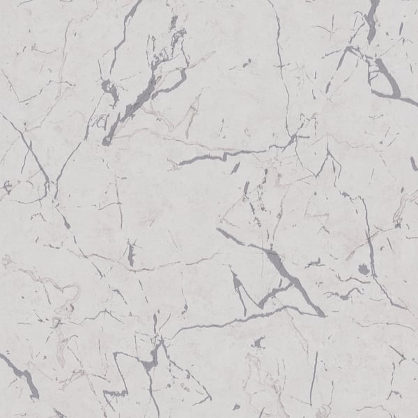 Galerie BB51156 Grey Metallic White Luxurious Marble Motif - Eade's Wallpaper