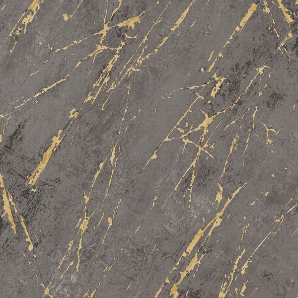 Galerie BB51159 Metallic Black Luxurious Marble Motif - Eade's Wallpaper