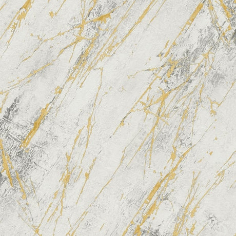 Galerie BB51160 Grey Metallic White Luxurious Marble Motif - Eade's Wallpaper