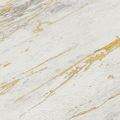 Galerie BB51160 Grey Metallic White Luxurious Marble Motif - Eade's Wallpaper