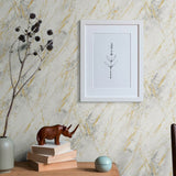 Galerie BB51160 Grey Metallic White Luxurious Marble Motif - Eade's Wallpaper