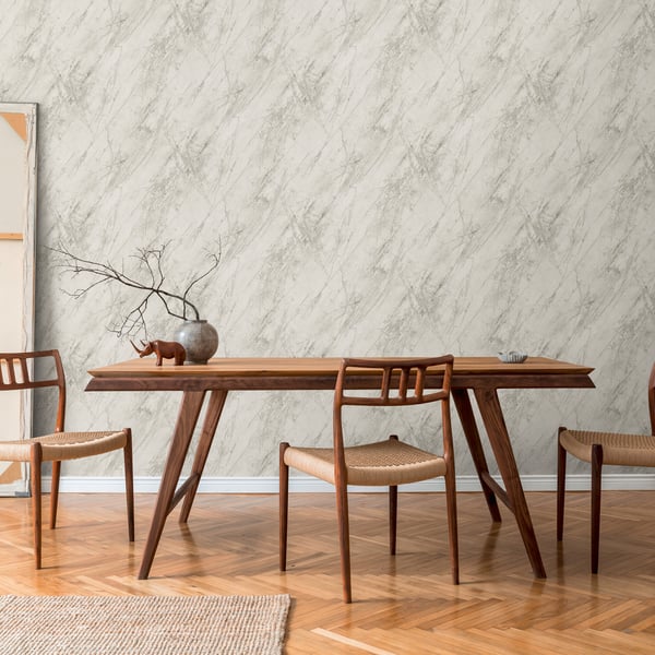 Galerie BB51162 Grey Metallic White Luxurious Marble Motif - Eade's Wallpaper