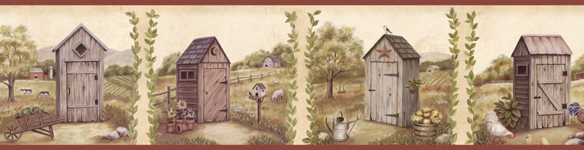 Chesapeake BBC44552B Haze Purple Country Meadows Portrait Border