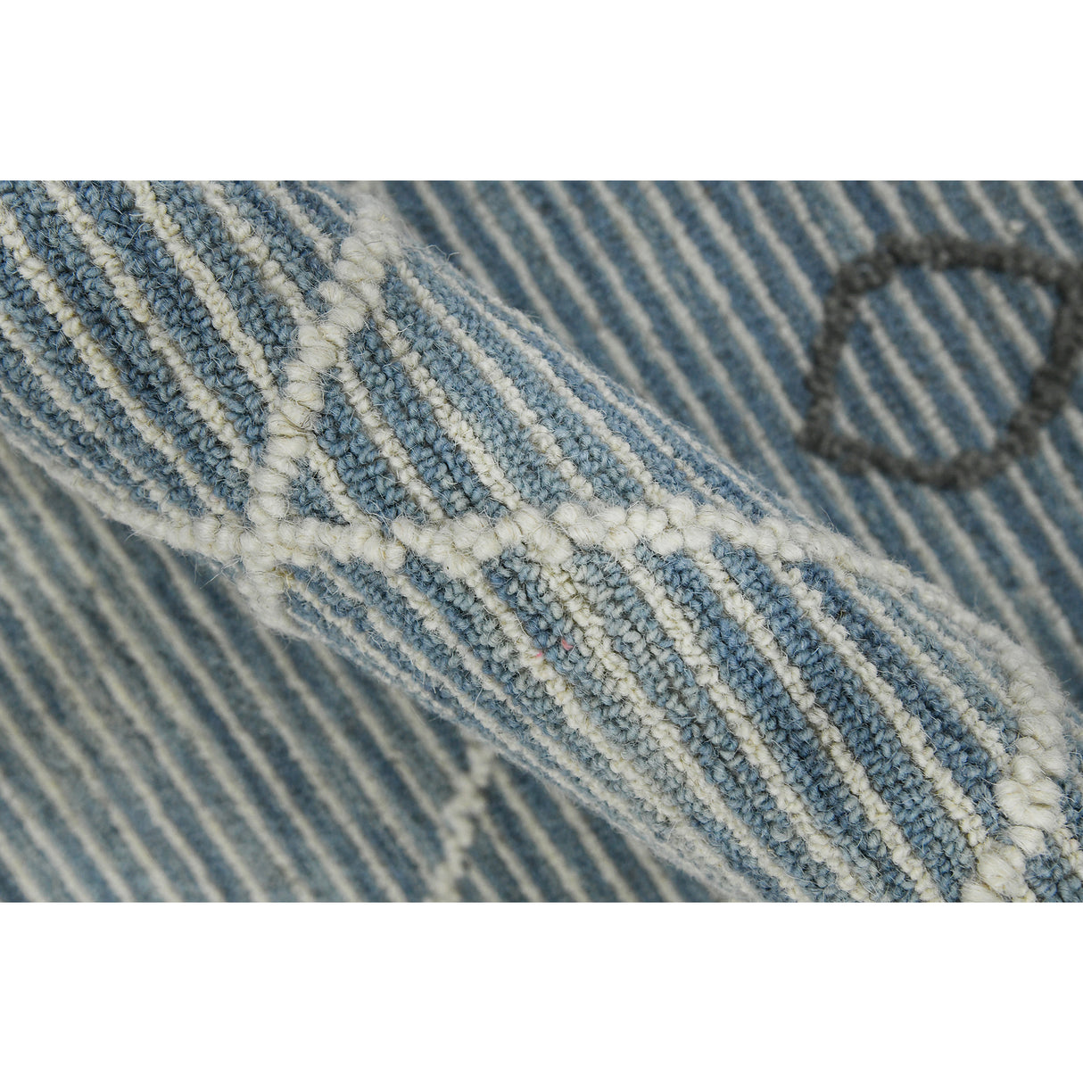 Amer Rugs BER-1 Berlin Farmhouse Geometric /White Area Rug