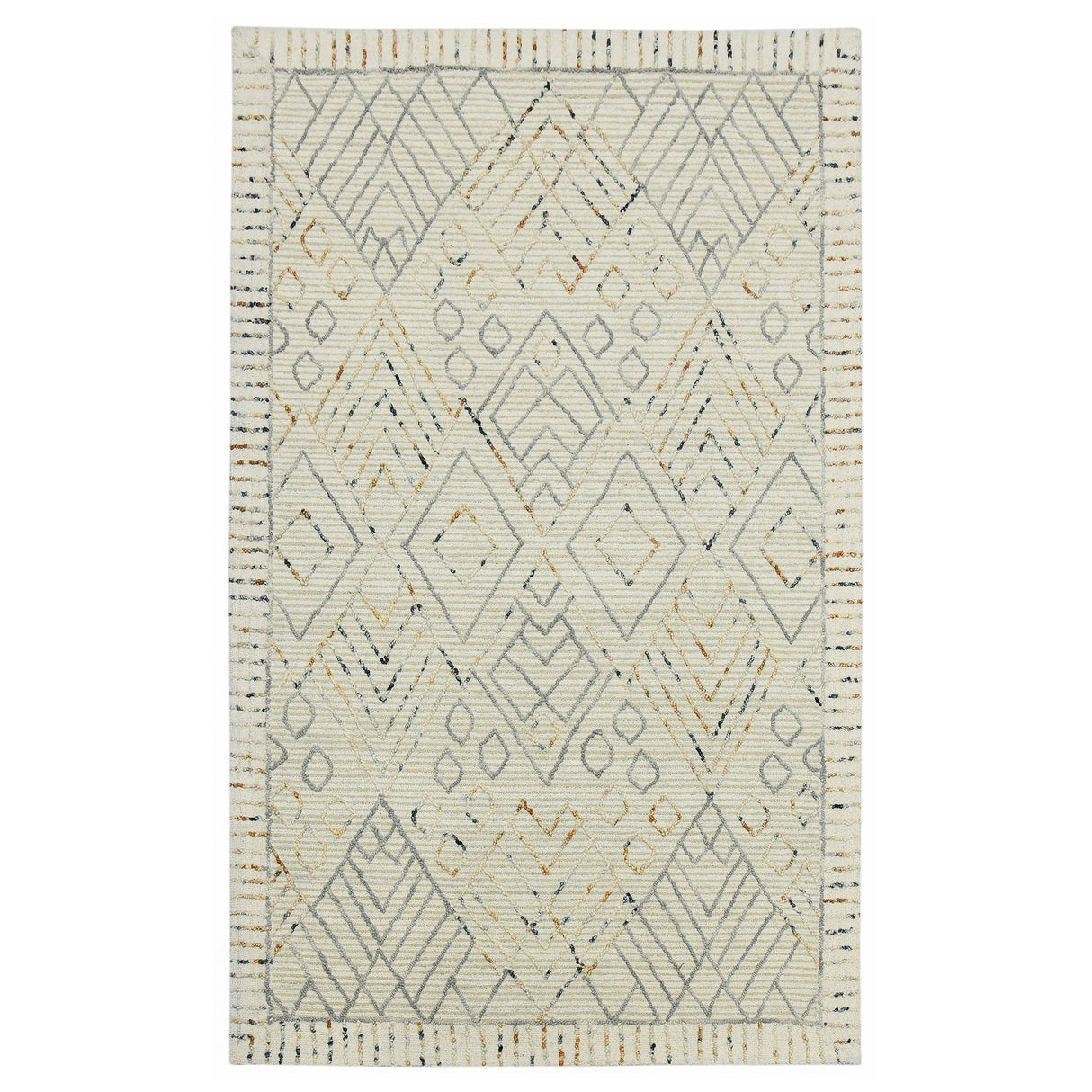 Amer Rugs BER-3 Berlin Farmhouse Geometric Area Rug