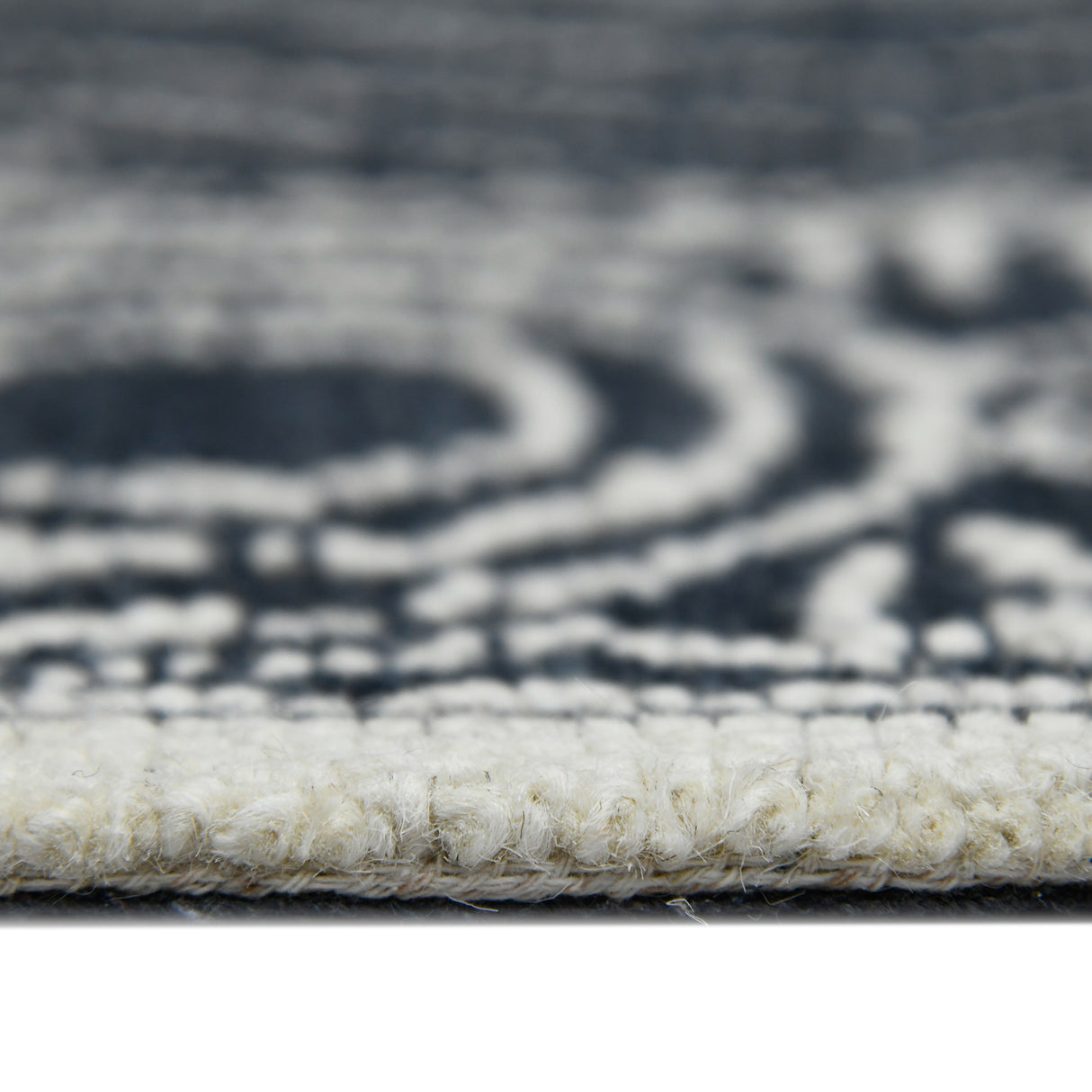 Amer Rugs BER-6 Berlin Farmhouse Geometric /White Area Rug