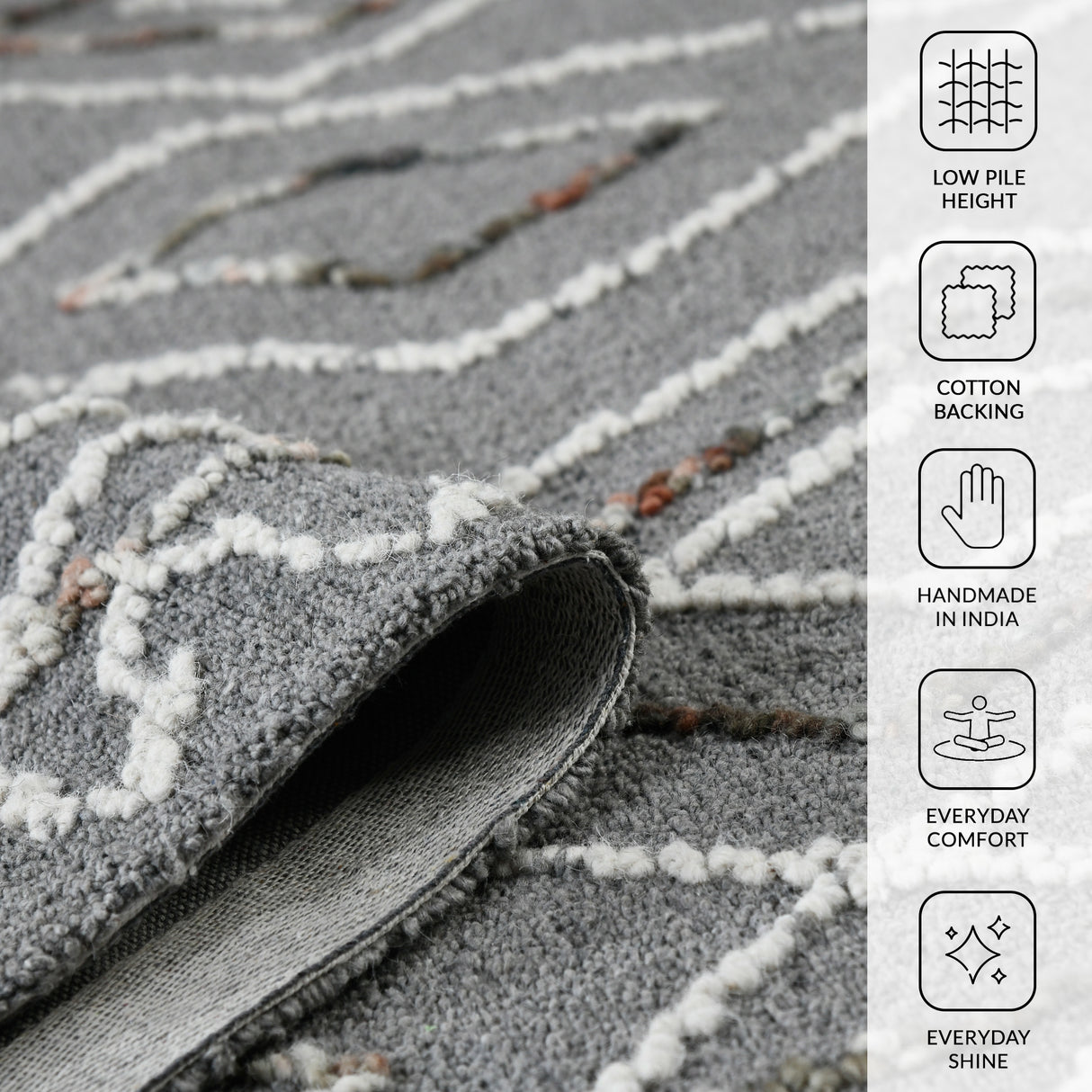 Amer Rugs BER-8 Berlin Farmhouse Geometric Area Rug