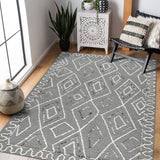 Amer Rugs BER-8 Berlin Farmhouse Geometric Area Rug