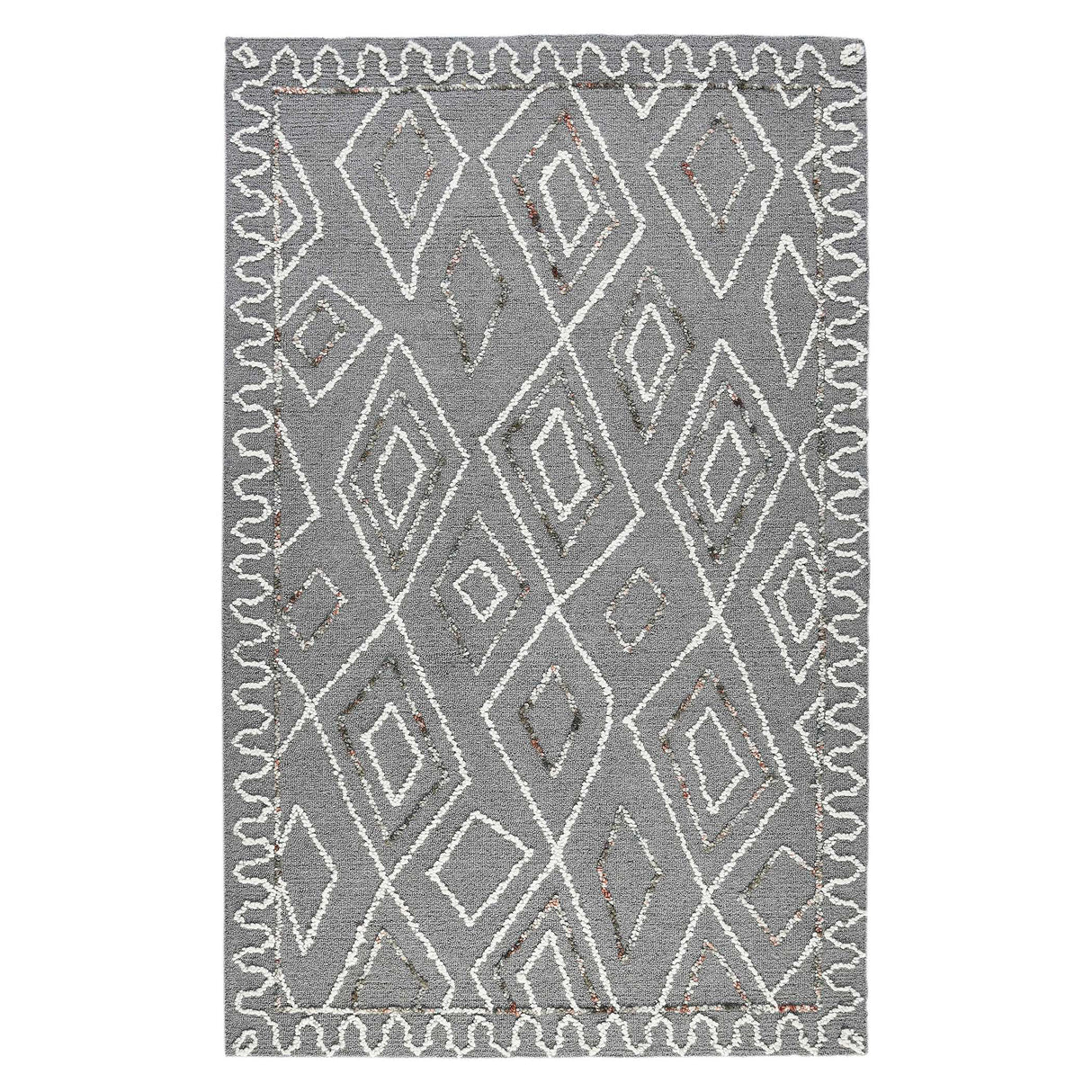 Amer Rugs BER-8 Berlin Farmhouse Geometric Area Rug