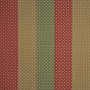 G P & J BAKER BF10010.1.0 MIRABEL STRIPE RED/BRN Fabric - Eade's Wallpaper