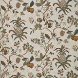 G P & J BAKER BF10347.1.0 EXOTIC PINEAPPLE LINEN SAGE/DOVE Fabric - Eade's Wallpaper