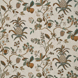 G P & J BAKER BF10347.1.0 EXOTIC PINEAPPLE LINEN SAGE/DOVE Fabric - Eade's Wallpaper
