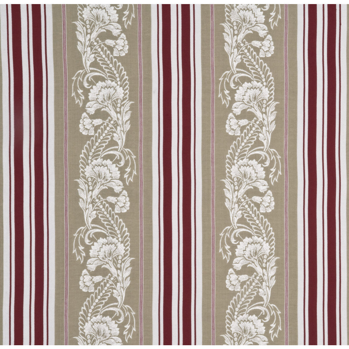 G P & J BAKER BF10446.2.0 SHERBOURNE RED Fabric - Eade's Wallpaper