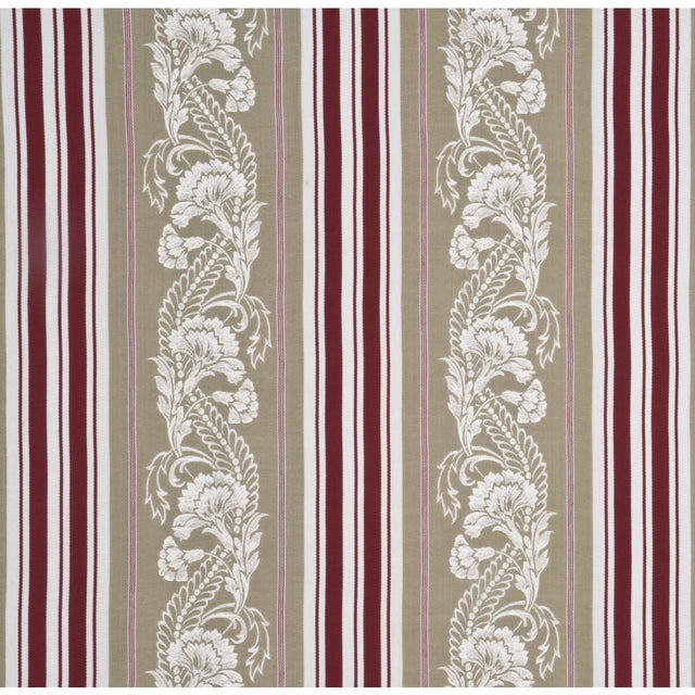 G P & J BAKER BF10446.2.0 SHERBOURNE RED Fabric - Eade's Wallpaper
