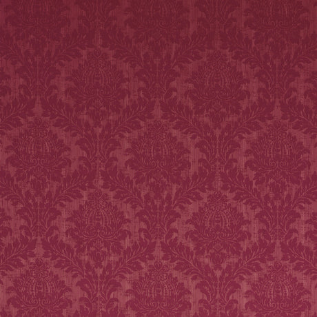 G P & J BAKER BF10490.480.0 LYDFORD DAMASK RUBY Fabric - Eade's Wallpaper