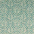 G P & J BAKER BF10492.725.0 RYECOTE DAMASK AQUA Fabric - Eade's Wallpaper