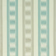 G P & J BAKER BF10493.725.0 RYECOTE STRIPE AQUA/SILVER Fabric - Eade's Wallpaper