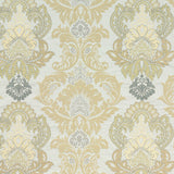 G P & J BAKER BF10509.3.0 WATERFORD DAMASK BRONZE/NATURAL Fabric - Eade's Wallpaper