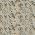 G P & J BAKER BF10532.1.0 ELVASTON INDIGO Fabric - Eade's Wallpaper