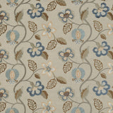 G P & J BAKER BF10532.1.0 ELVASTON INDIGO Fabric - Eade's Wallpaper