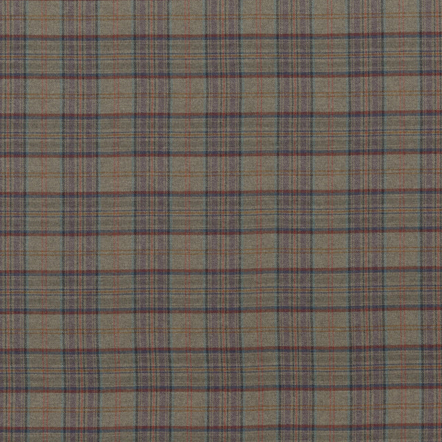 G P & J BAKER BF10655.2.0 VICTORIA PLAID ROYAL BLUE Fabric - Eade's Wallpaper