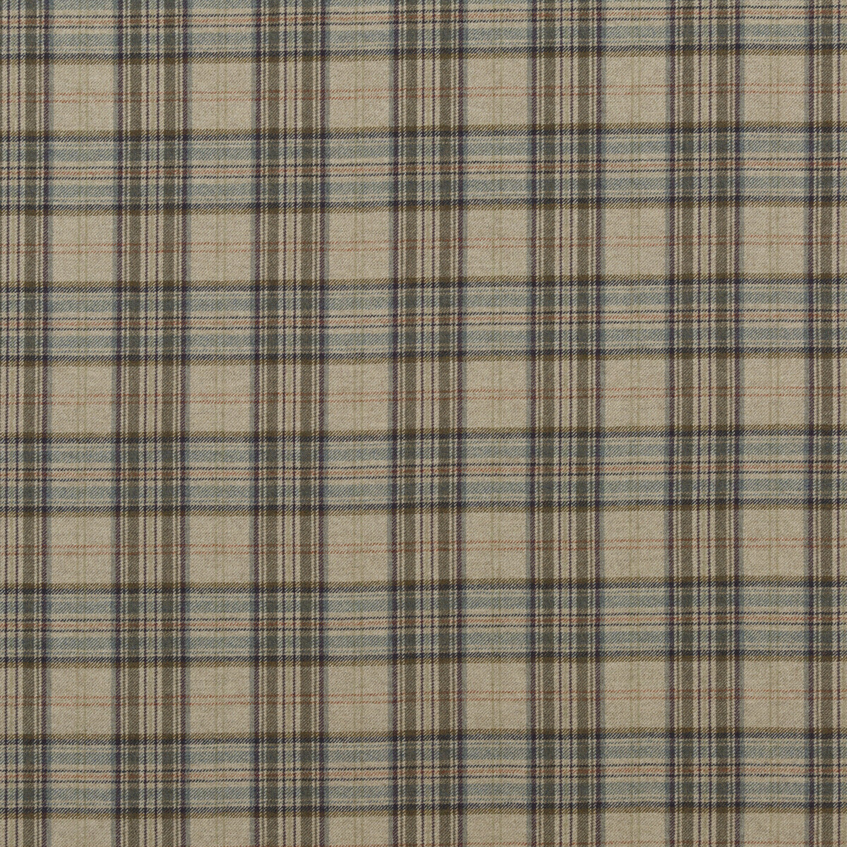 G P & J BAKER BF10655.3.0 VICTORIA PLAID SOFT JADE Fabric - Eade's Wallpaper