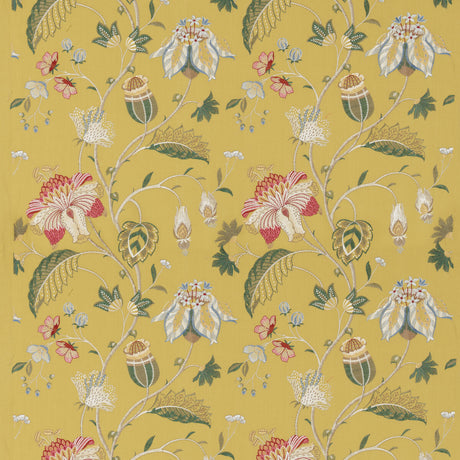 G P & J BAKER BF10702.2.0 THERAPIA OCHRE Fabric - Eade's Wallpaper
