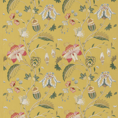 G P & J BAKER BF10702.2.0 THERAPIA OCHRE Fabric - Eade's Wallpaper