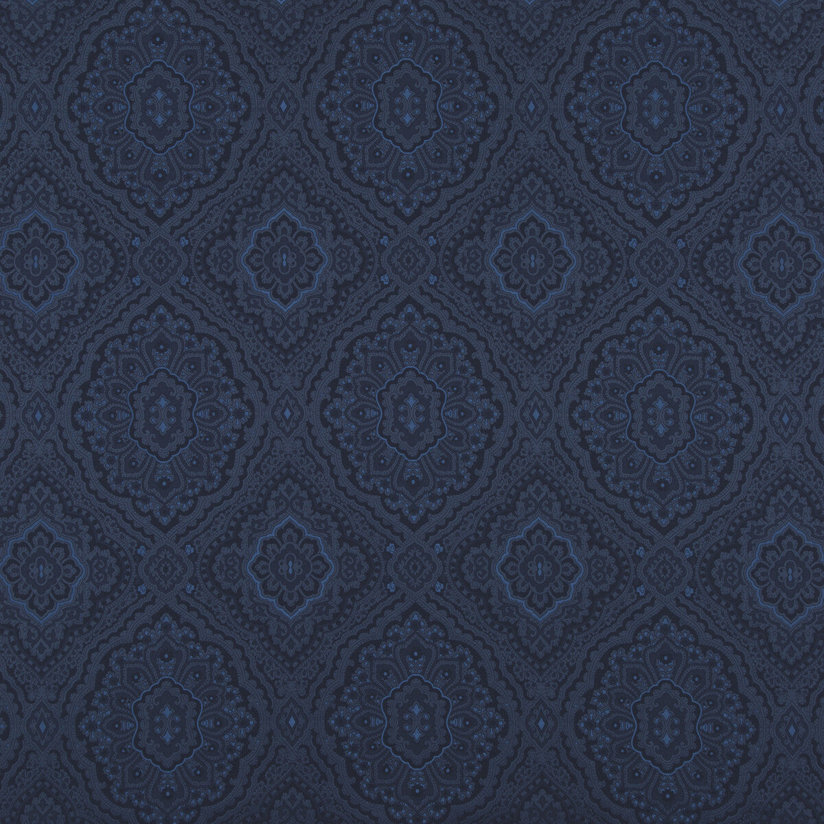 G P & J BAKER BF10710.4.0 EDESSA INDIGO Fabric - Eade's Wallpaper