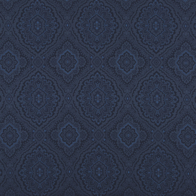 G P & J BAKER BF10710.4.0 EDESSA INDIGO Fabric - Eade's Wallpaper