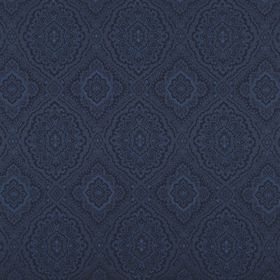 G P & J BAKER BF10710.4.0 EDESSA INDIGO Fabric - Eade's Wallpaper