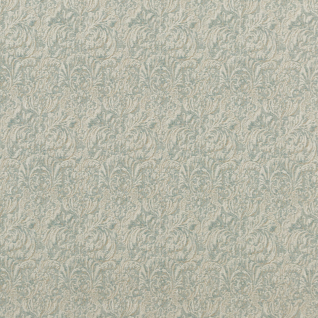 G P & J BAKER BF10725.725.0 VINTAGE DAMASK AQUA Fabric - Eade's Wallpaper