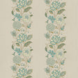 G P & J BAKER BF10732.1.0 BERENIKE PEACOCK Fabric - Eade's Wallpaper