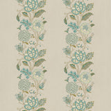 G P & J BAKER BF10732.1.0 BERENIKE PEACOCK Fabric - Eade's Wallpaper