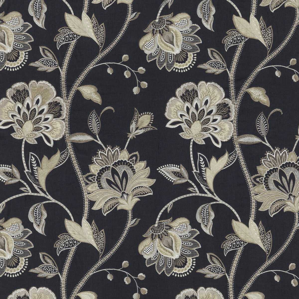 G P & J BAKER BF10762.2.0 ORMESBY INDIGO Fabric - Eade's Wallpaper