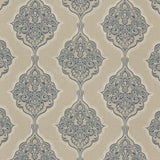G P & J BAKER BF10767.2.0 MONTACUTE INDIGO Fabric - Eade's Wallpaper