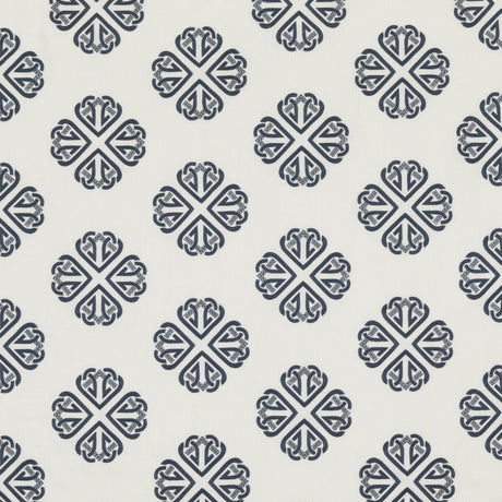G P & J BAKER BF10768.2.0 KERSLOE INDIGO Fabric - Eade's Wallpaper