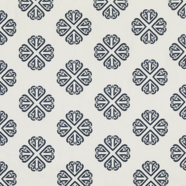 G P & J BAKER BF10768.2.0 KERSLOE INDIGO Fabric - Eade's Wallpaper