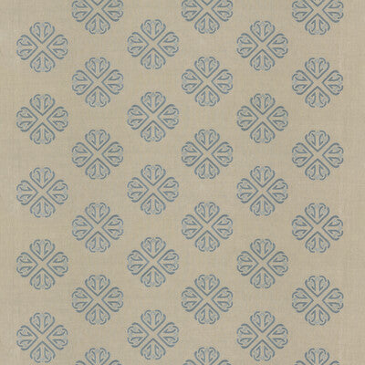 G P & J BAKER BF10768.3.0 KERSLOE SOFT BLUE Fabric - Eade's Wallpaper