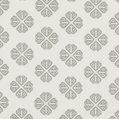 G P & J BAKER BF10768.4.0 KERSLOE SOFT GREY Fabric - Eade's Wallpaper