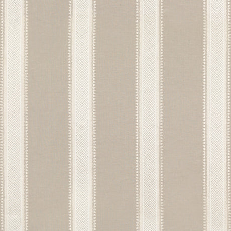 G P & J BAKER BF10799.3.0 KERRIS STRIPE DOVE Fabric - Eade's Wallpaper