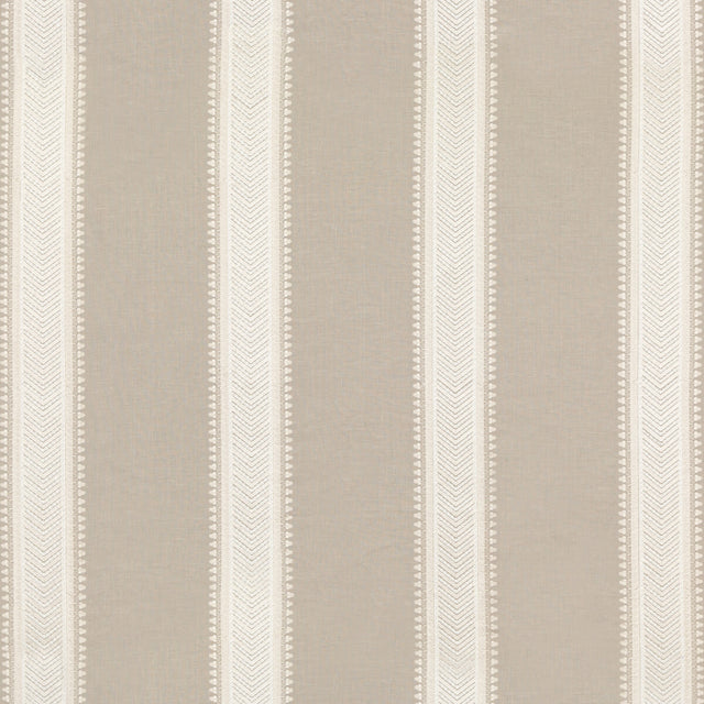 G P & J BAKER BF10799.3.0 KERRIS STRIPE DOVE Fabric - Eade's Wallpaper