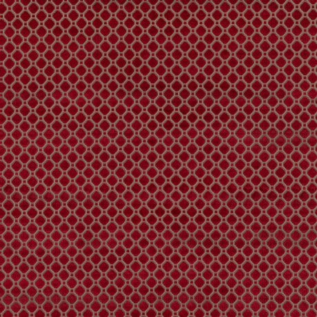 G P & J BAKER BF10826.450.0 INDUS VELVET RED Fabric - Eade's Wallpaper