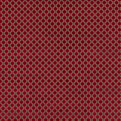 G P & J BAKER BF10826.450.0 INDUS VELVET RED Fabric - Eade's Wallpaper