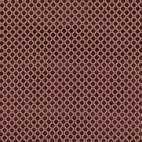G P & J BAKER BF10826.474.0 INDUS VELVET BERRY Fabric - Eade's Wallpaper