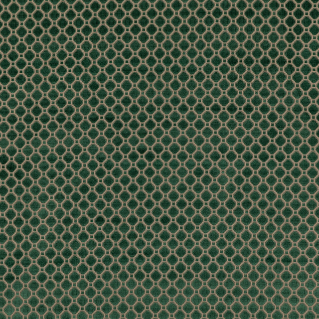 G P & J BAKER BF10826.785.0 INDUS VELVET EMERALD Fabric - Eade's Wallpaper