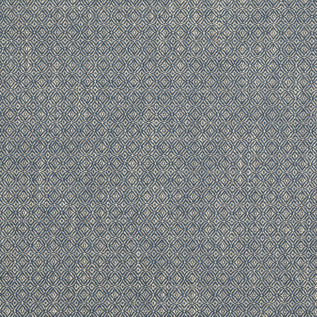 G P & J BAKER BF10868.660.0 KENTON BLUE Fabric - Eade's Wallpaper